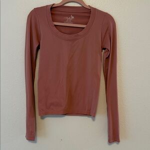 Free People Long Sleeve Top in pink